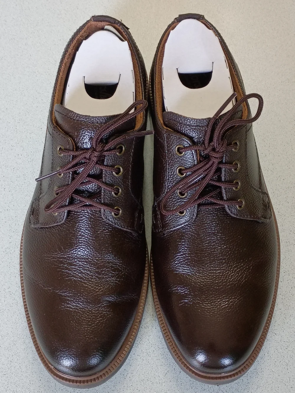Boys Size 6.5M Brown Oxford Dress Shoes Leather Formal Church School Uniform
